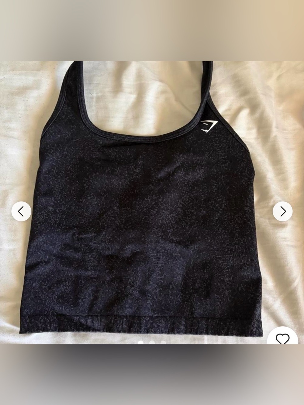 Gymshark Black Seamless Scoop-Neck Sports Bra